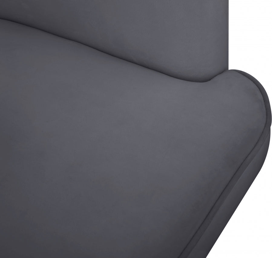 Fauteuil d'appoint rembourré en chenille Vivi