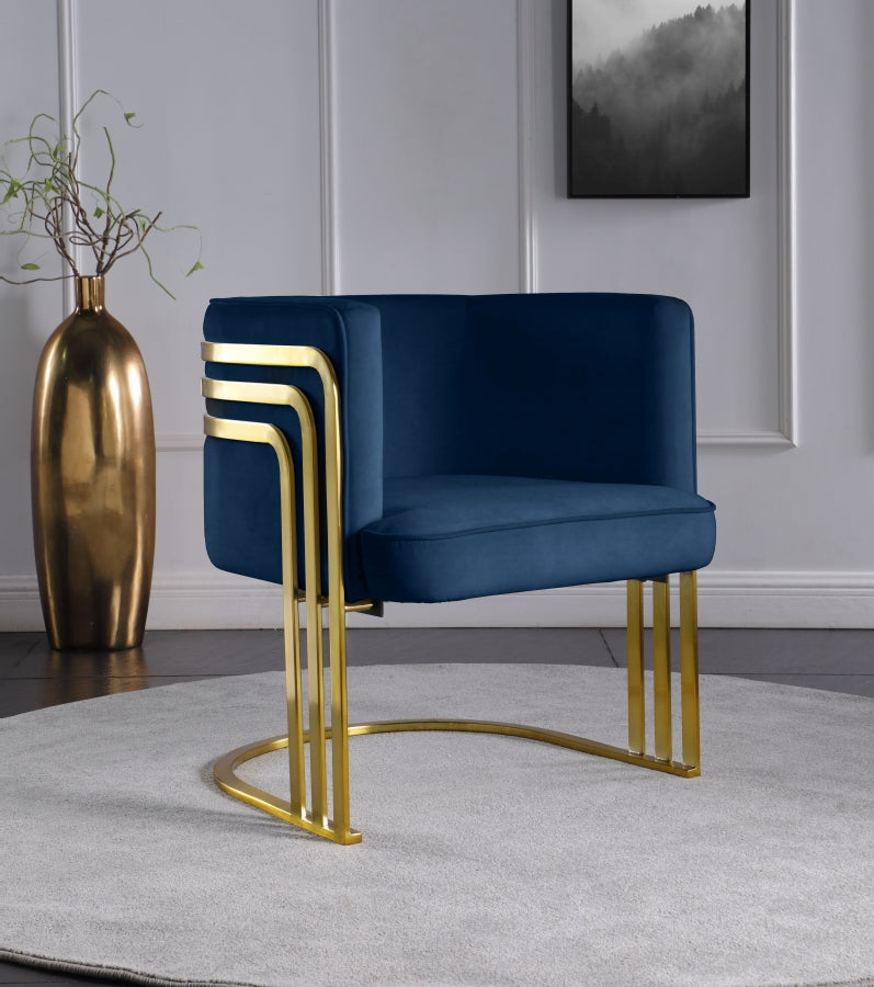 Fauteuil d'appoint rembourré en chenille Vivi
