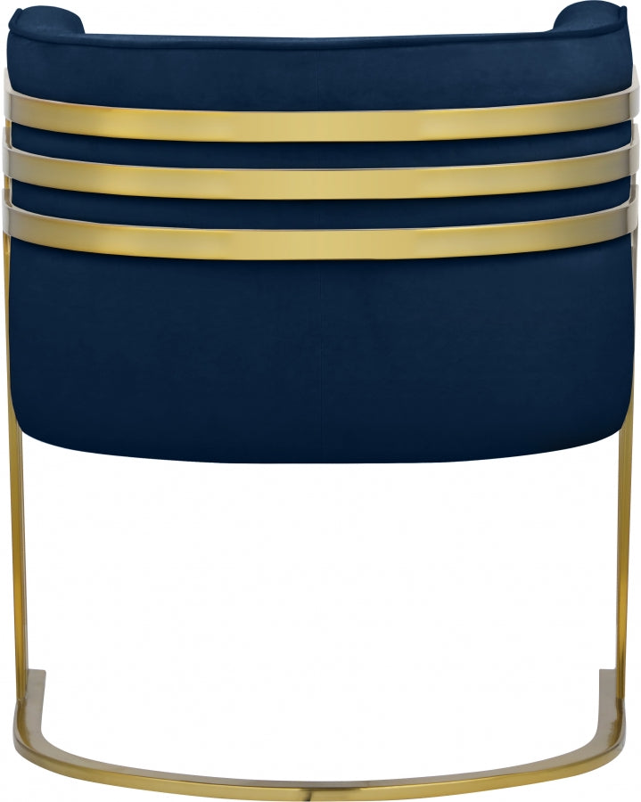 Fauteuil d'appoint rembourré en chenille Vivi