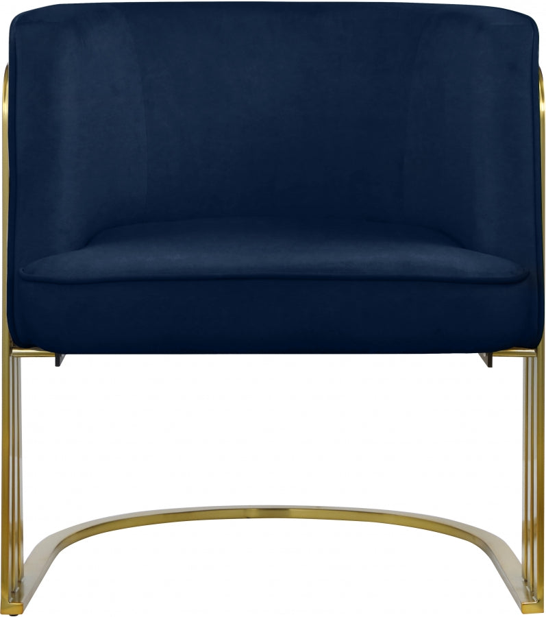 Fauteuil d'appoint rembourré en chenille Vivi