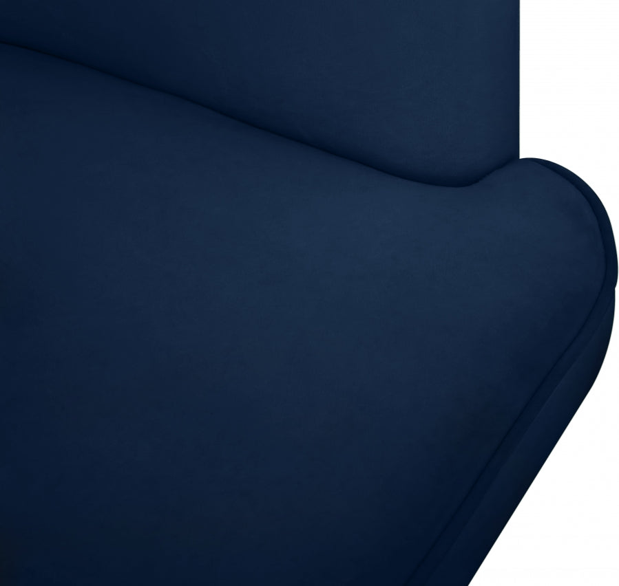 Fauteuil d'appoint rembourré en chenille Vivi