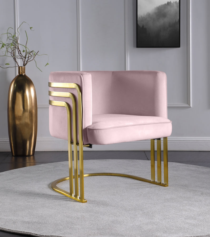Fauteuil d'appoint rembourré en chenille Vivi