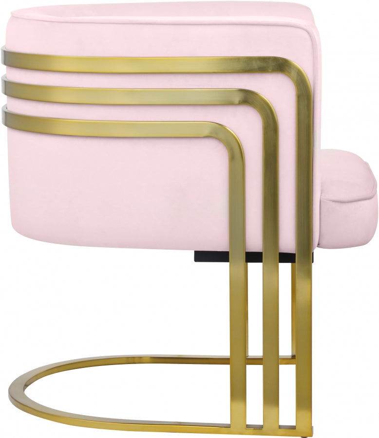 Fauteuil d'appoint rembourré en chenille Vivi
