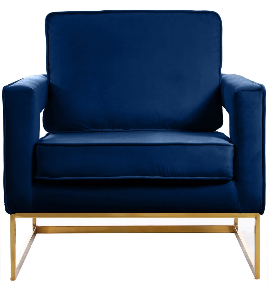 Fauteuil d'appoint rembourré en chenille Vivi