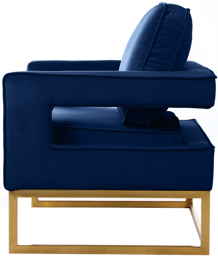 Fauteuil d'appoint rembourré en chenille Vivi