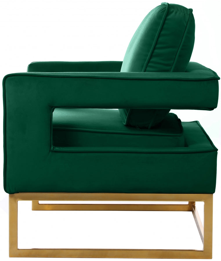 Fauteuil d'appoint rembourré en chenille Vivi