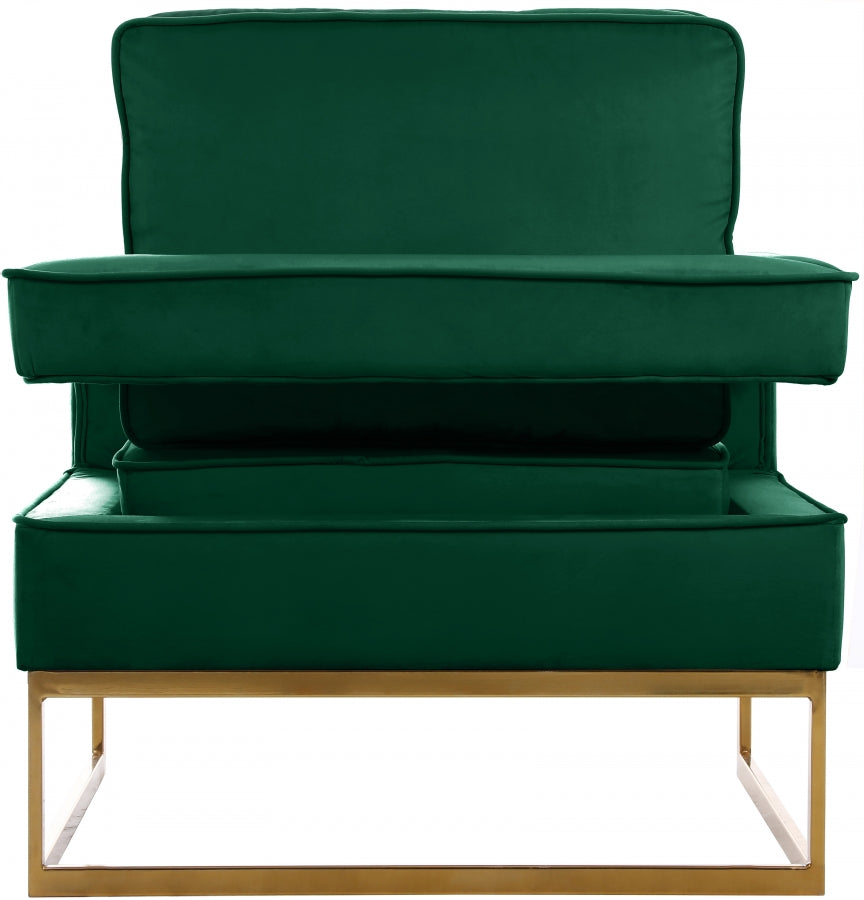 Fauteuil d'appoint rembourré en chenille Vivi