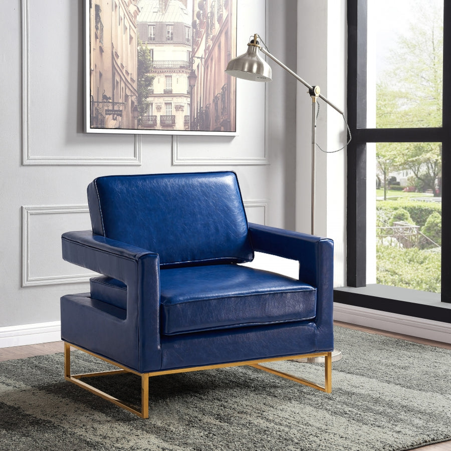 Fauteuil d'appoint rembourré en chenille Vivi