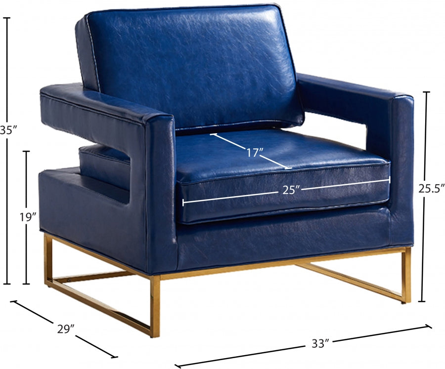 Fauteuil d'appoint rembourré en chenille Vivi
