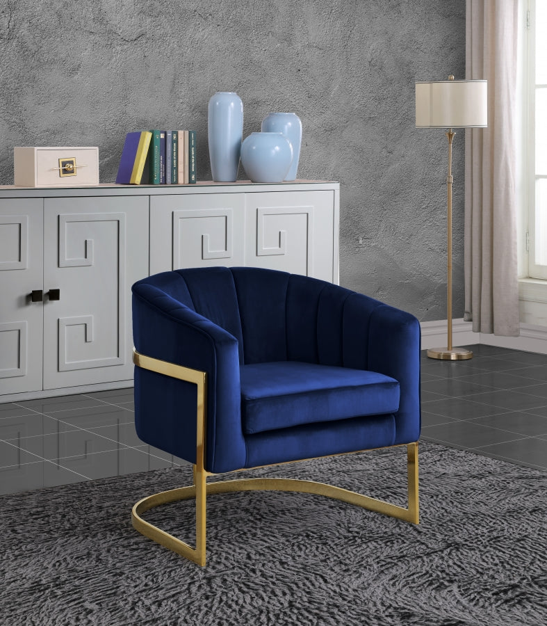 Fauteuil d'appoint rembourré en chenille Vivi