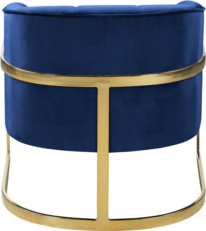 Fauteuil d'appoint rembourré en chenille Vivi