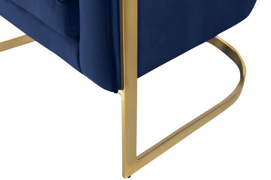 Fauteuil d'appoint rembourré en chenille Vivi