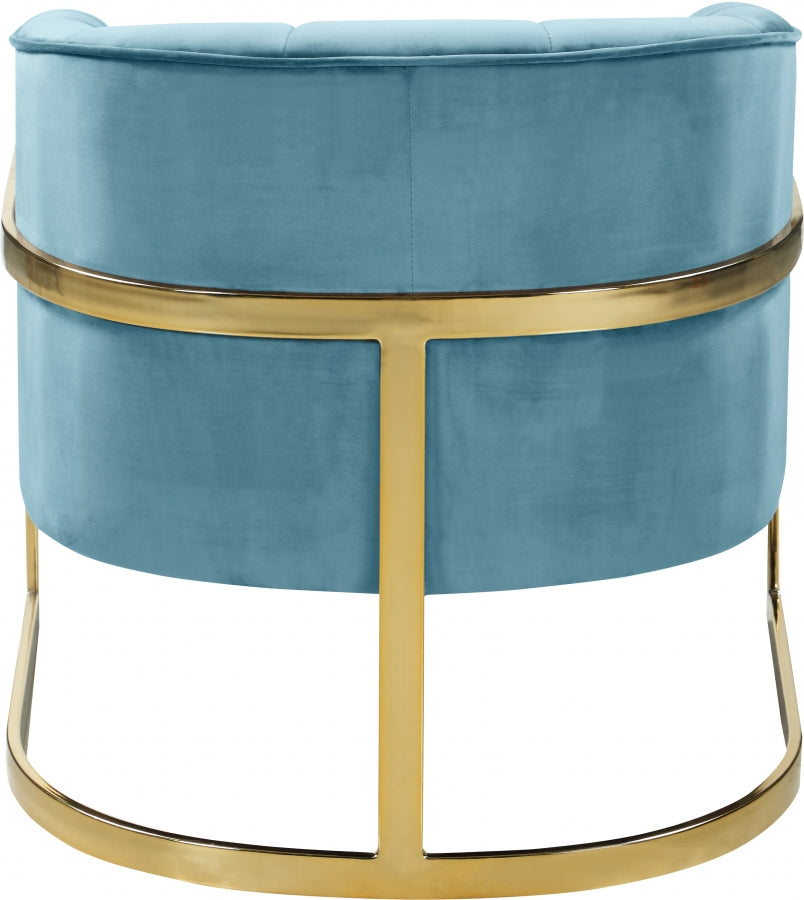 Fauteuil d'appoint rembourré en chenille Vivi