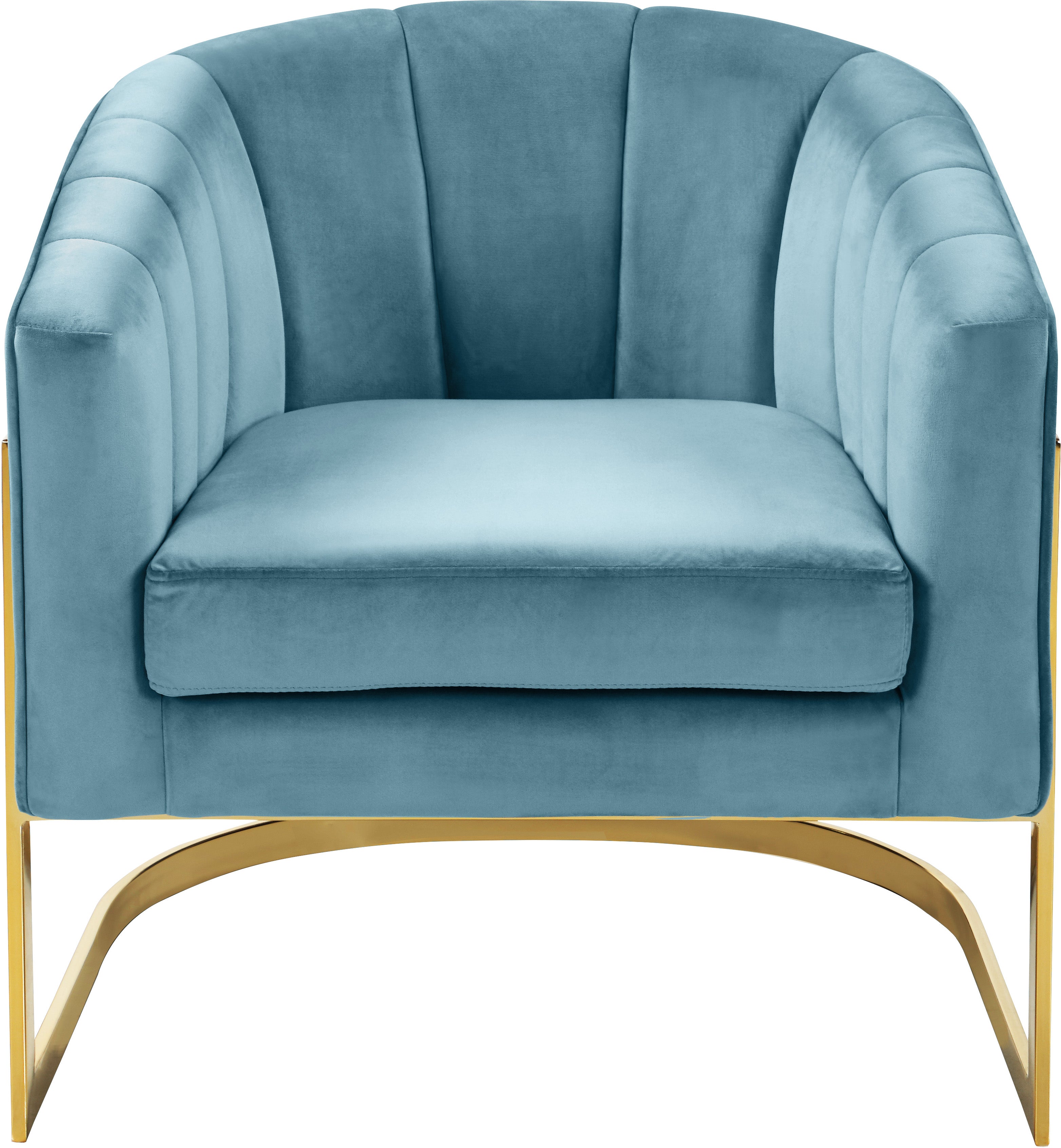 Fauteuil d'appoint rembourré en chenille Vivi
