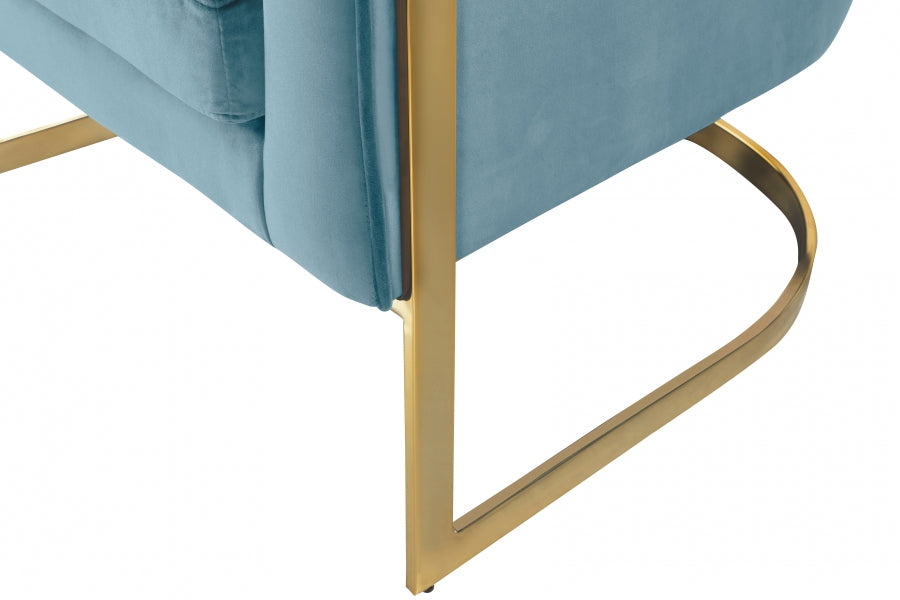 Fauteuil d'appoint rembourré en chenille Vivi