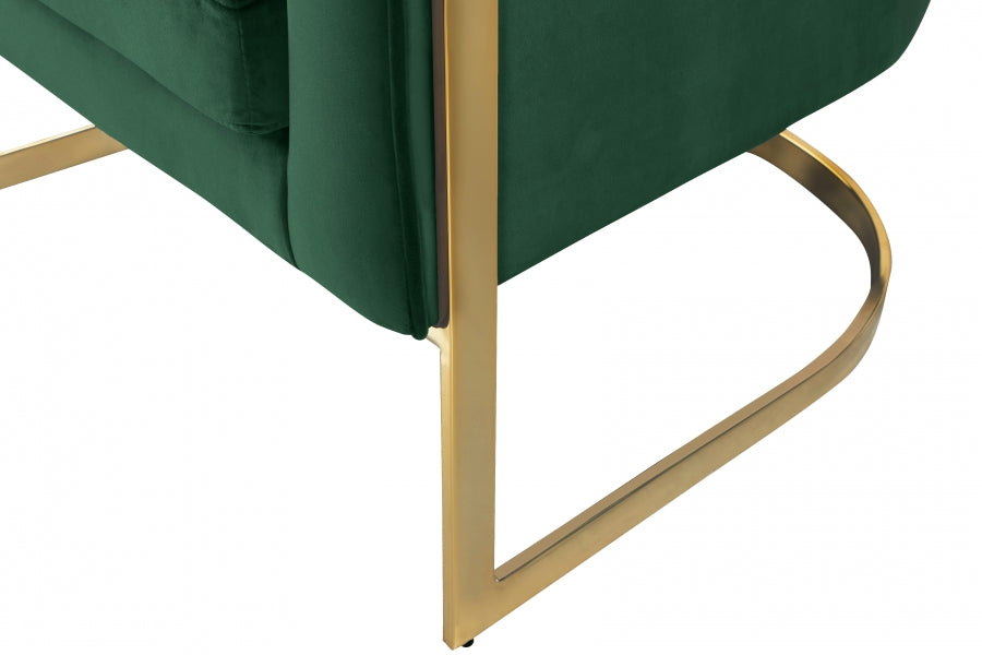 Fauteuil d'appoint rembourré en chenille Vivi