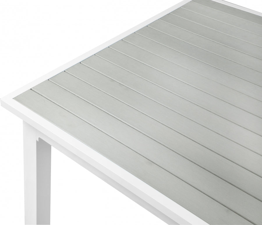 Nizuc 77" Aluminum Outdoor Patio Extendable Dining Table