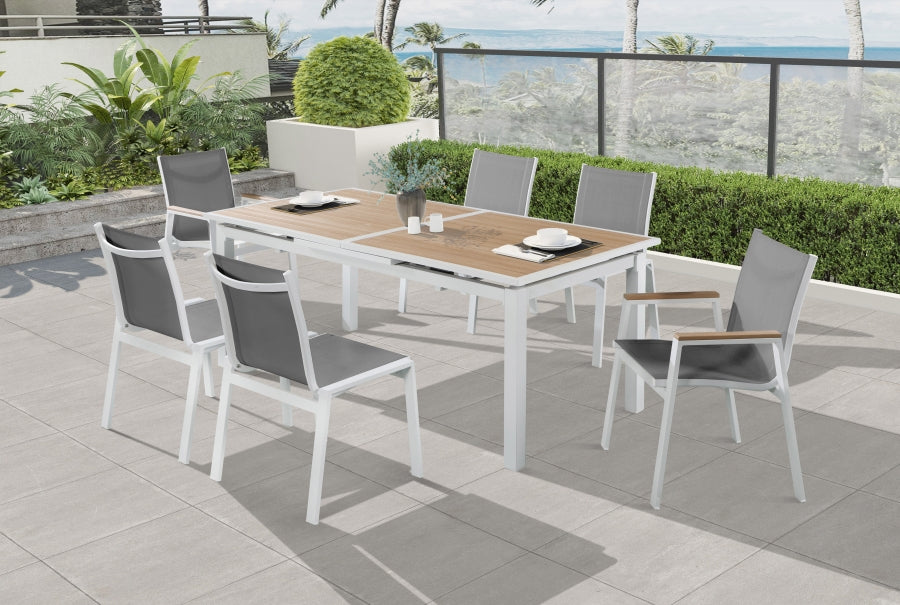 Nizuc Mesh Water Resistant Fabric Outdoor Patio Dining Chair