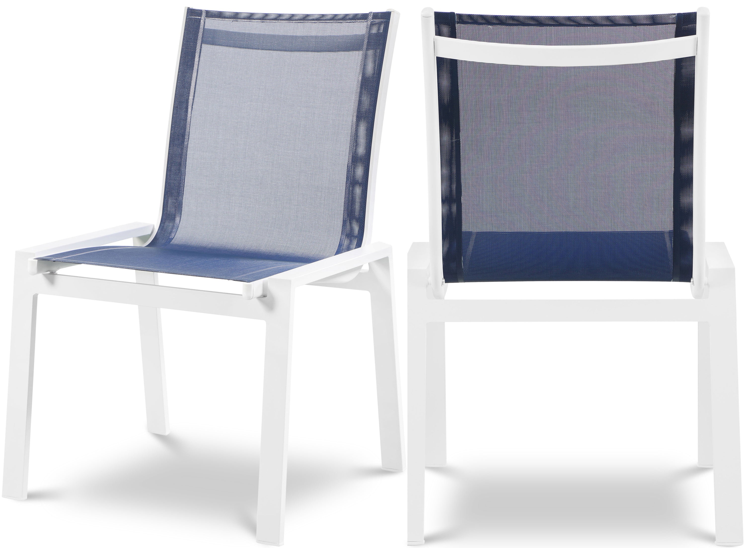 Nizuc Mesh Water Resistant Fabric Outdoor Patio Dining Chair