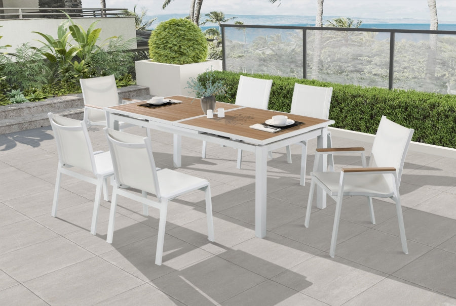 Nizuc Mesh Water Resistant Fabric Outdoor Patio Dining Chair