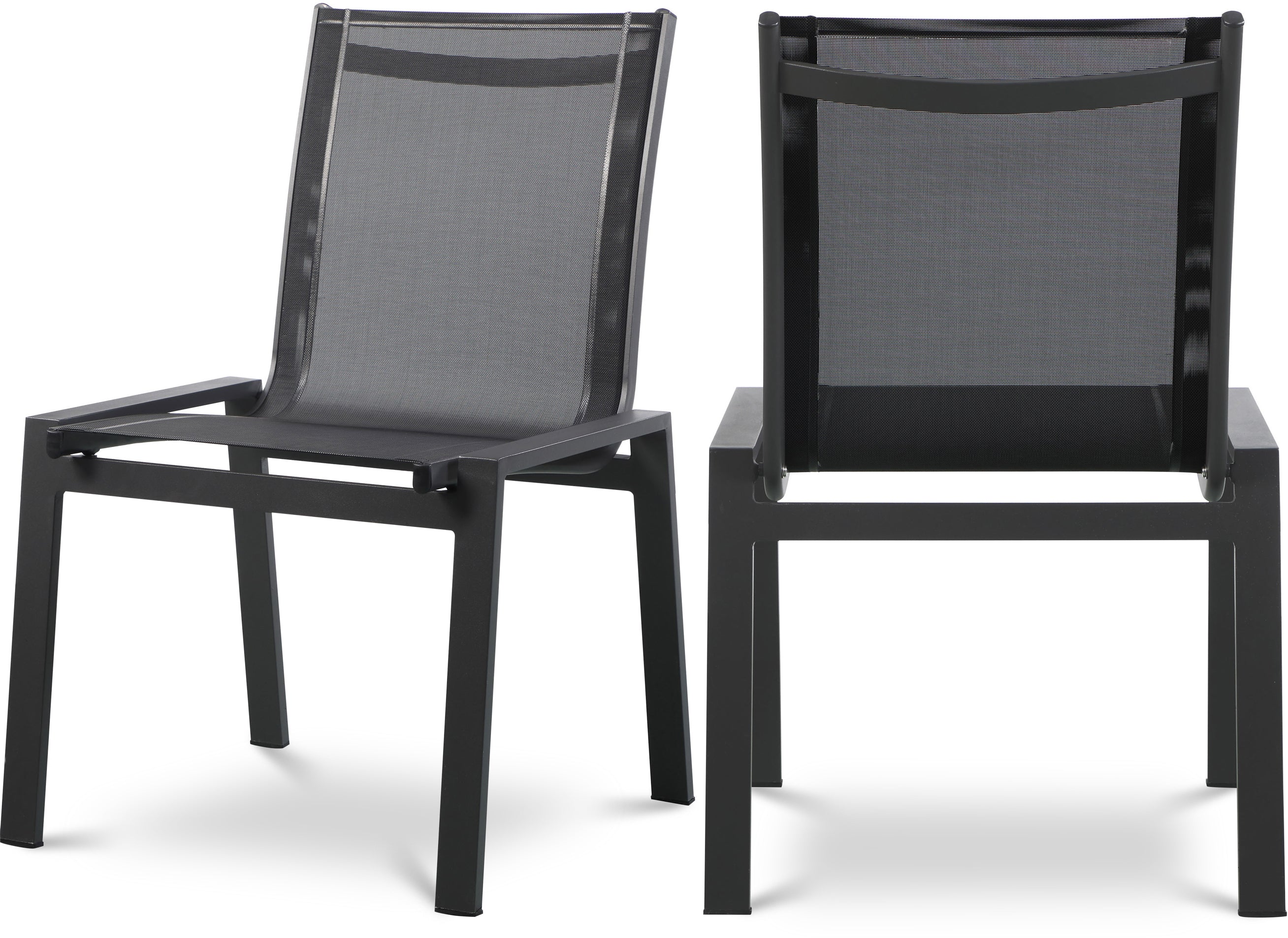 Nizuc Mesh Water Resistant Fabric Outdoor Patio Dining Chair