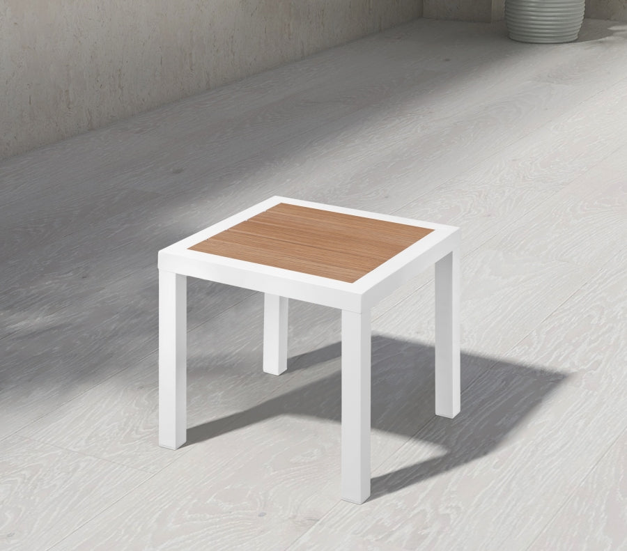 Nizuc Aluminum Outdoor Patio End Table