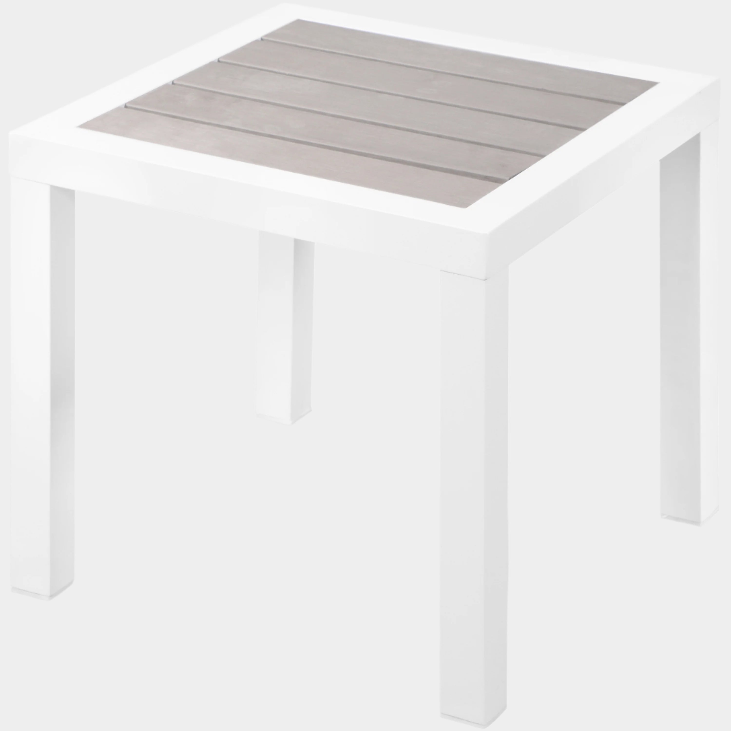 Nizuc Aluminum Outdoor Patio End Table