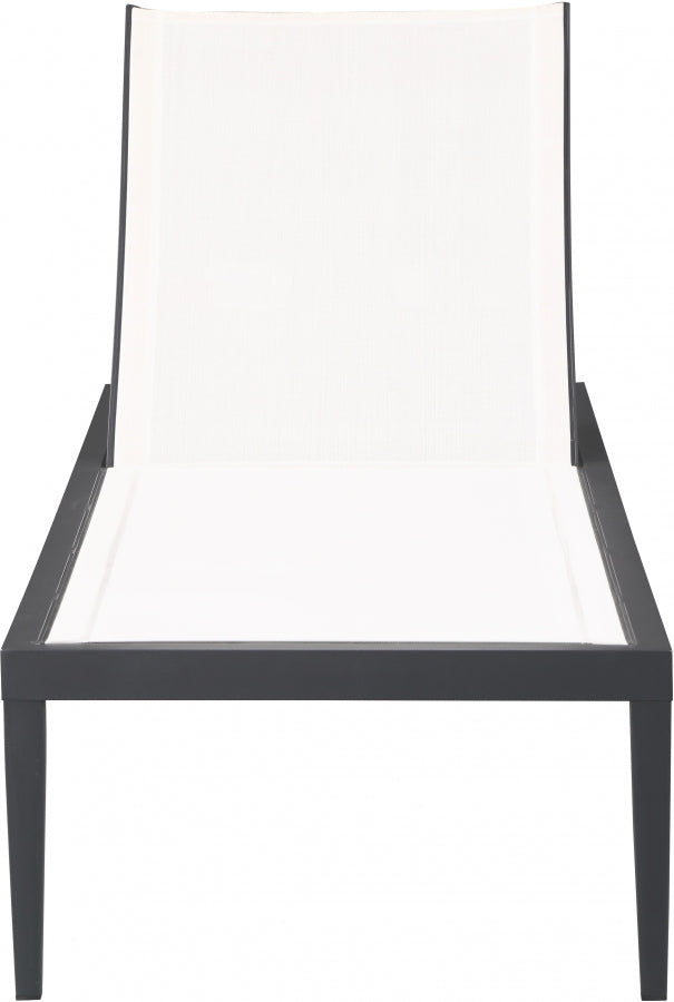 Nizuc Mesh Water Resistant Fabric Outdoor Patio Adjustable Sun Chaise Lounge Chair