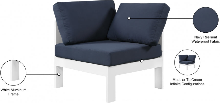 Chaise longue en tissu Orian Teddy