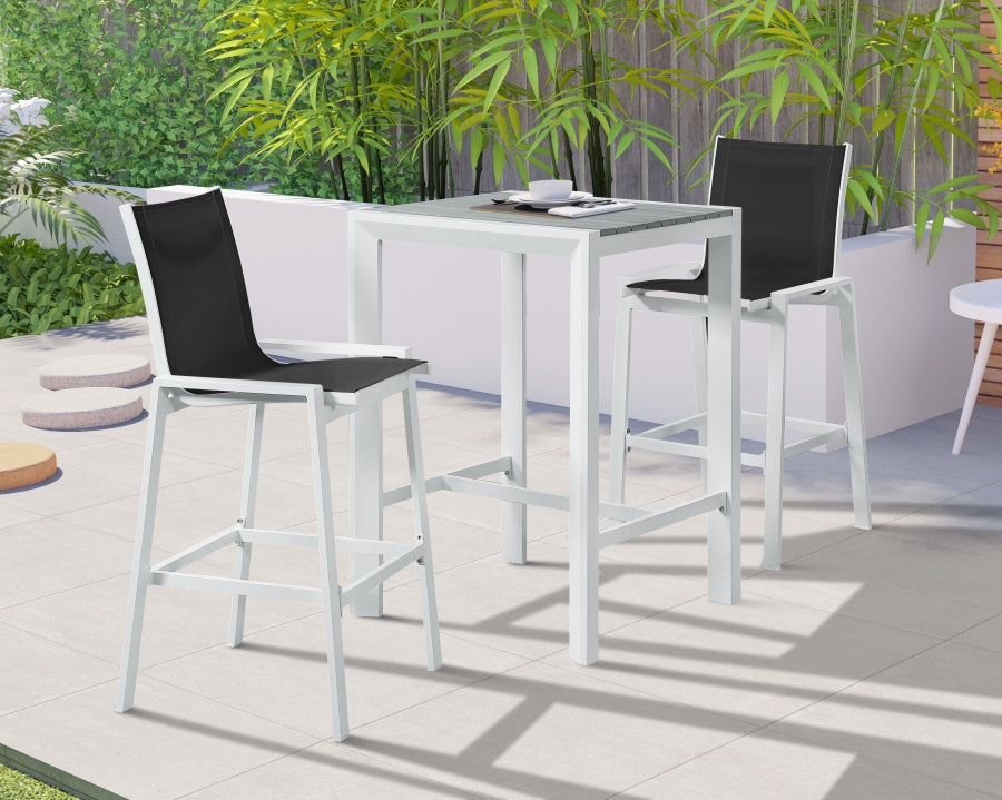 Nizuc Mesh Water Resistant Fabric Outdoor Patio Bar Stool