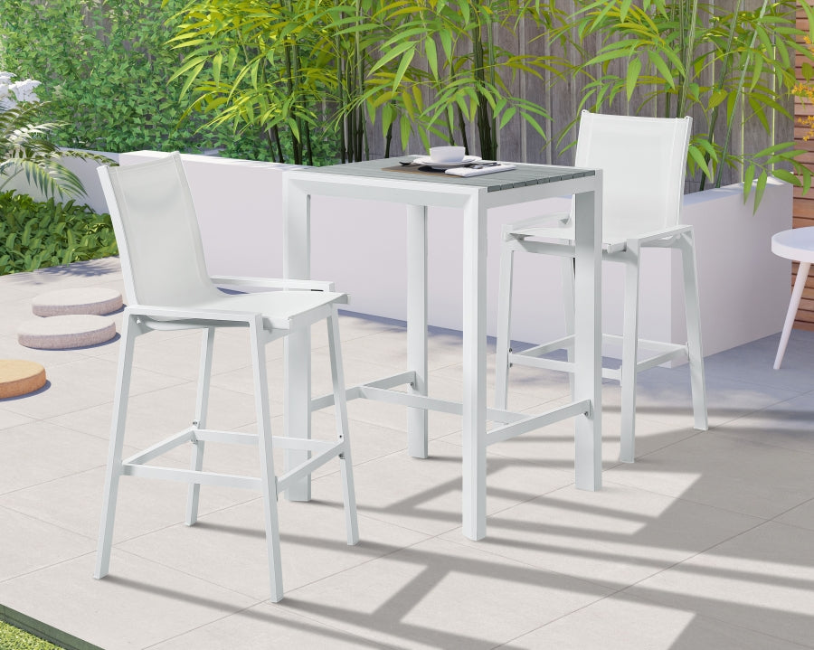 Nizuc Mesh Water Resistant Fabric Outdoor Patio Bar Stool