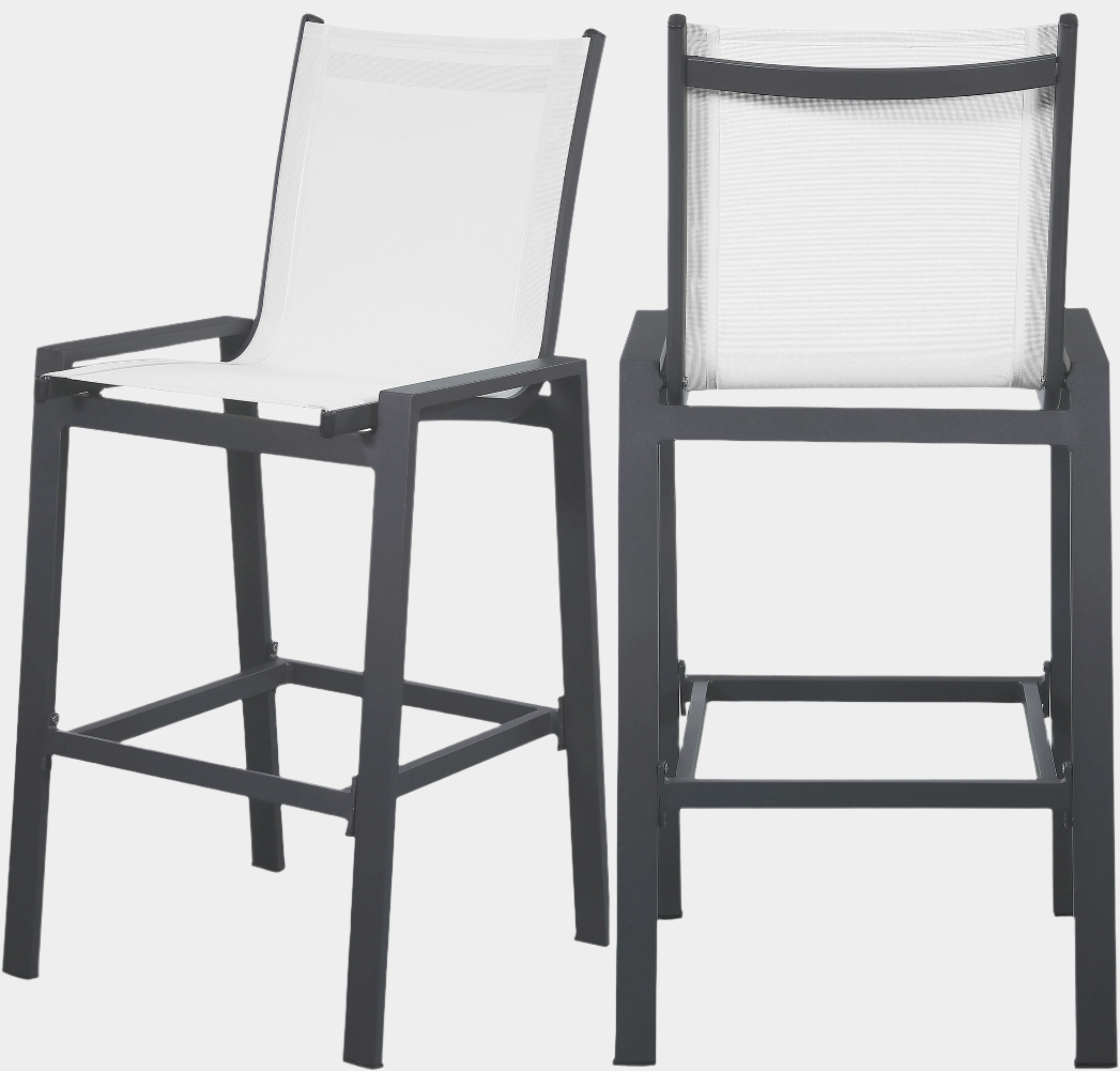 Nizuc Mesh Water Resistant Fabric Outdoor Patio Bar Stool