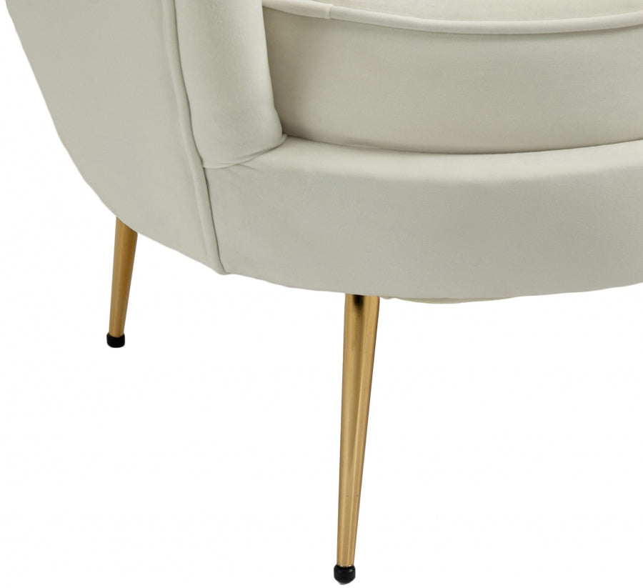 Gardenia Velvet Upholstered Chair