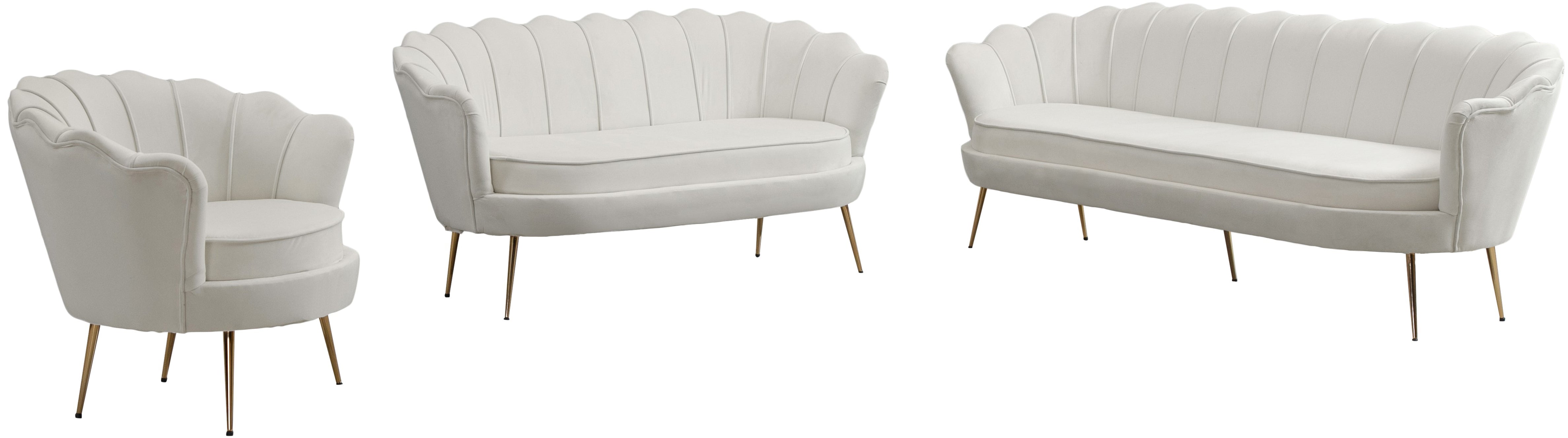 Gardenia Velvet Upholstered Chair