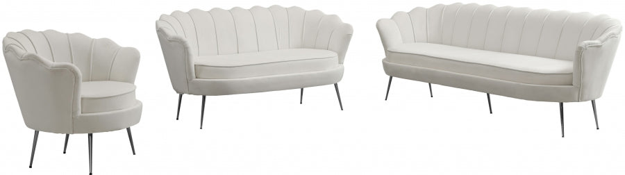 Gardenia Velvet Upholstered Chair