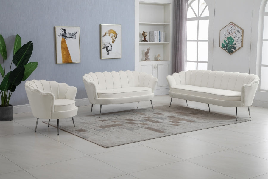 Gardenia Velvet Upholstered Chair
