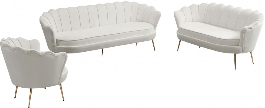 Gardenia Velvet Upholstered Chair