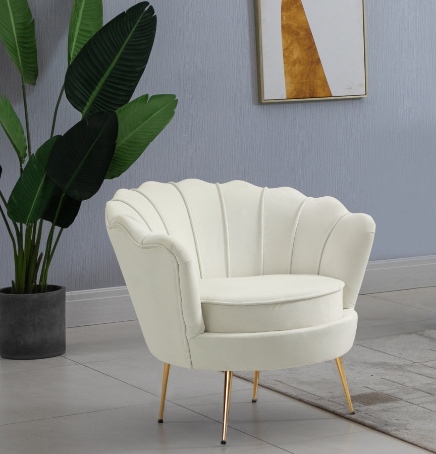 Gardenia Velvet Upholstered Chair