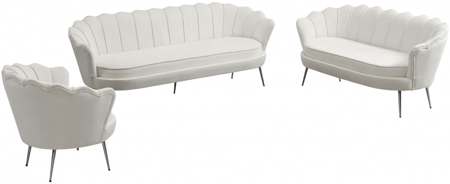 Gardenia Velvet Upholstered Chair