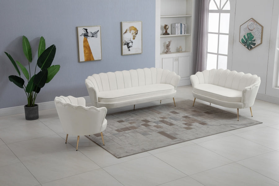 Gardenia Velvet Upholstered Chair