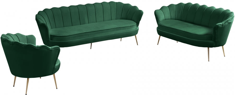 Gardenia Velvet Upholstered Chair