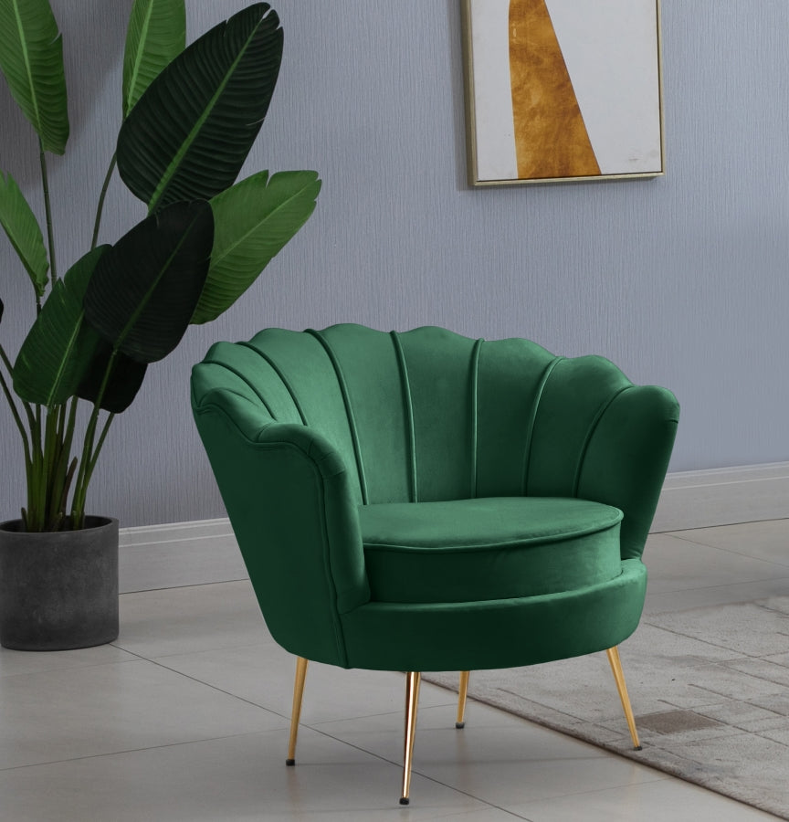 Gardenia Velvet Upholstered Chair