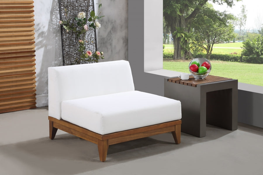 Chaise longue en tissu Orian Teddy