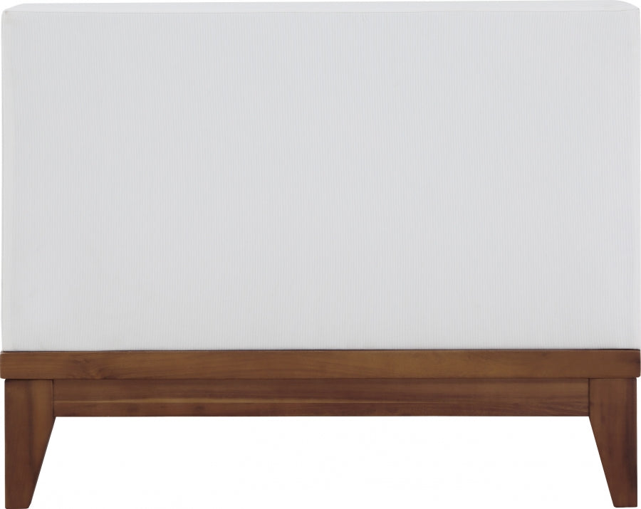 Chaise longue en tissu Orian Teddy