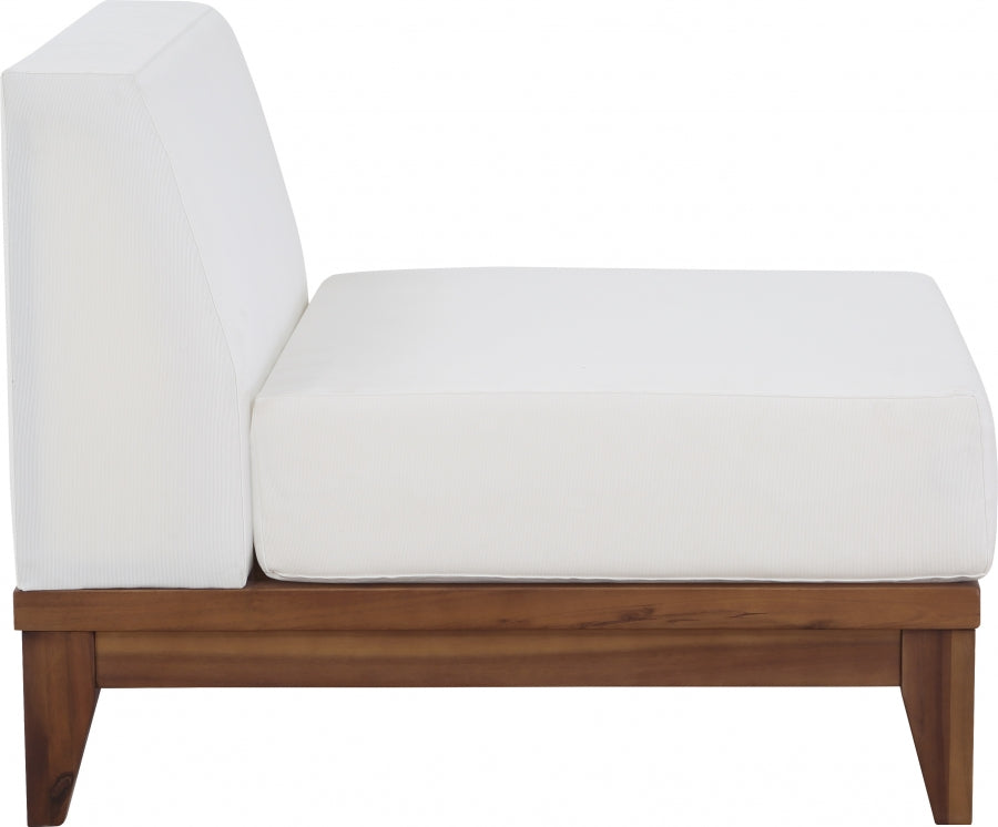 Chaise longue en tissu Orian Teddy
