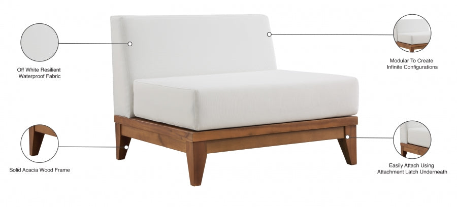 Chaise longue en tissu Orian Teddy