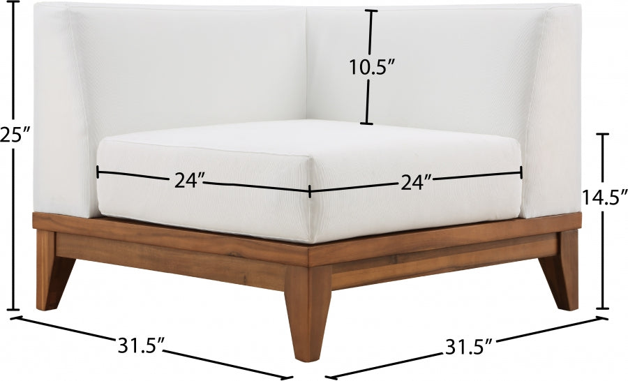 Chaise longue en tissu Orian Teddy