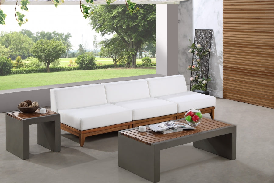 Chaise longue en tissu Orian Teddy