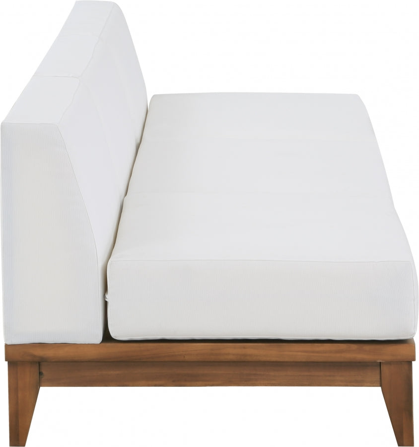 Chaise longue en tissu Orian Teddy