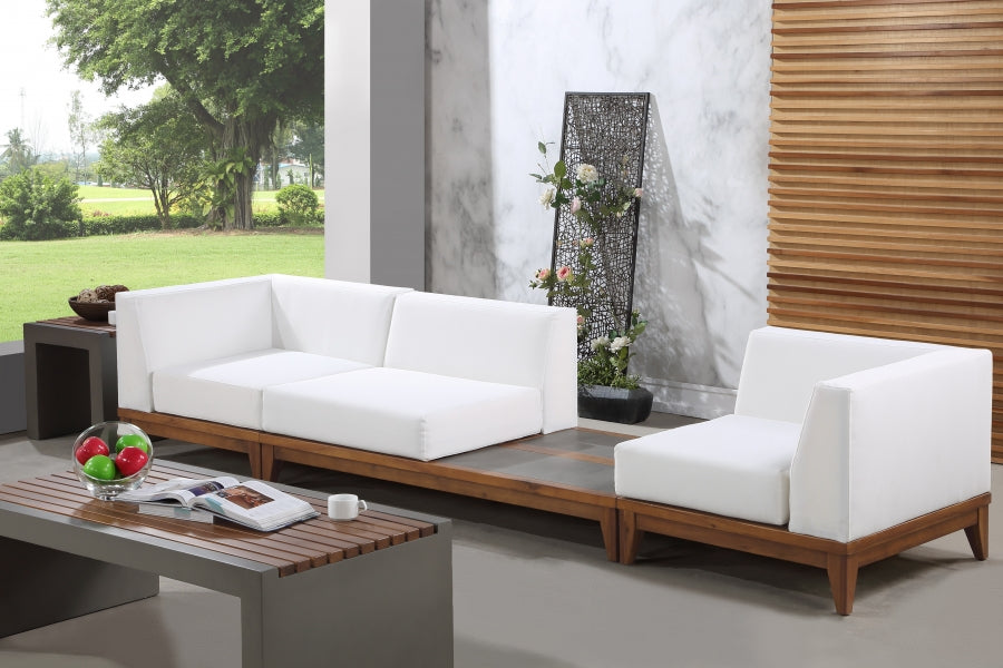 Chaise longue en tissu Orian Teddy
